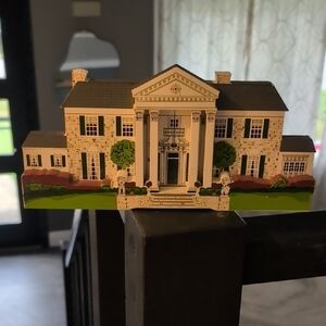 Elegant Miniature Mansion Model